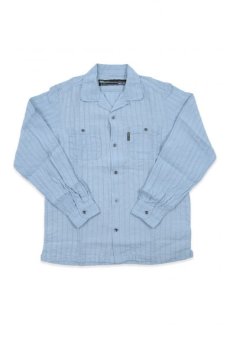 画像3: 【Back Channel】 LINEN OPEN COLLAR SHIRT (3)