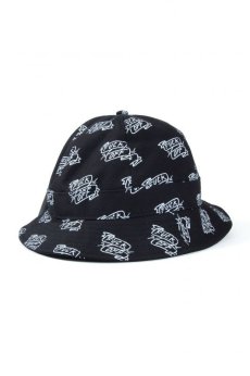 画像1: 【7UNION】6PANEL BUCKET HAT FUCK OFF MONOGRAM HAT (1)