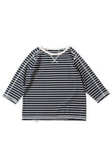 画像1: 【CALMAN HENRY CLOTHING】 THREE QUARTER SLEEVE CREW NECK (1)