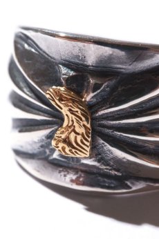 画像2: LARRY SMITH / 18K EAGLE FACE BUTTERFLY SHELL RING (2)