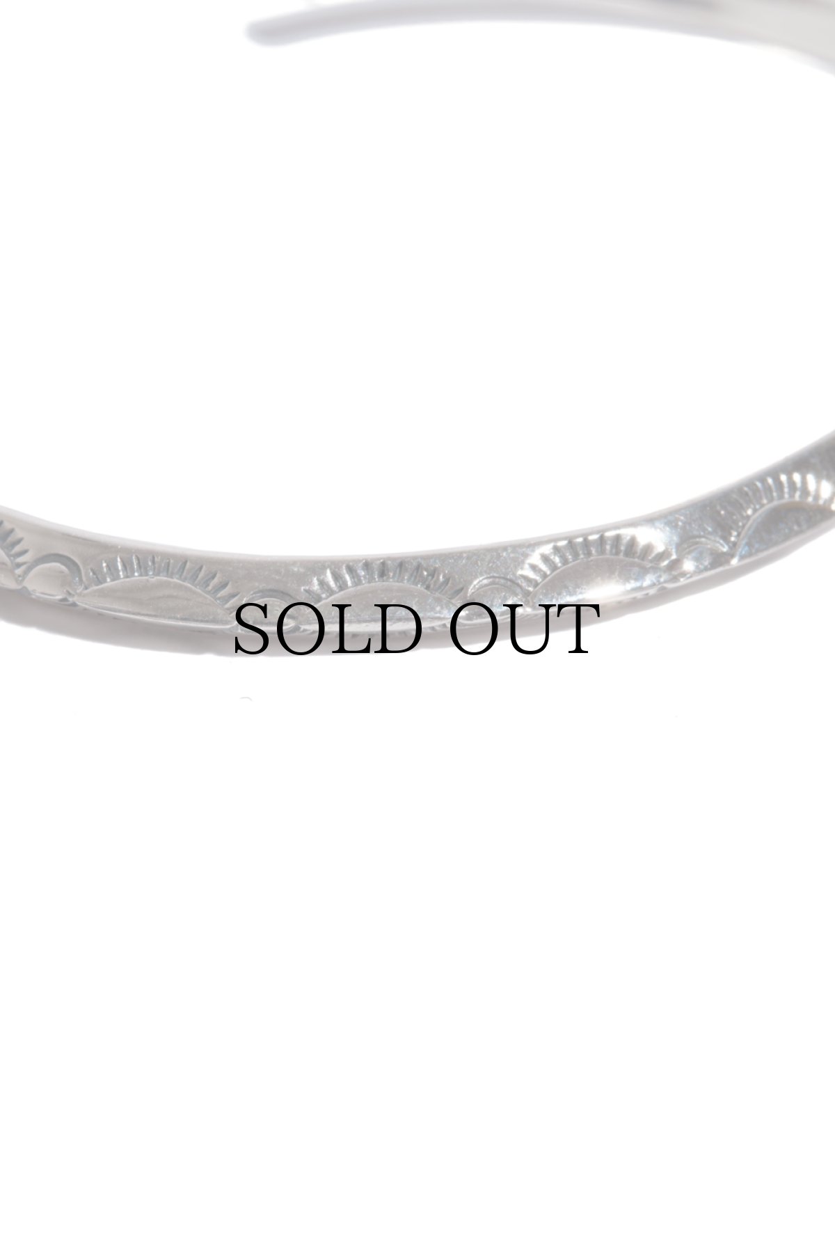 画像2: LARRY SMITH / EXTRA THIN TRIANGLE BANGLE LEAF (LADY'S) (2)