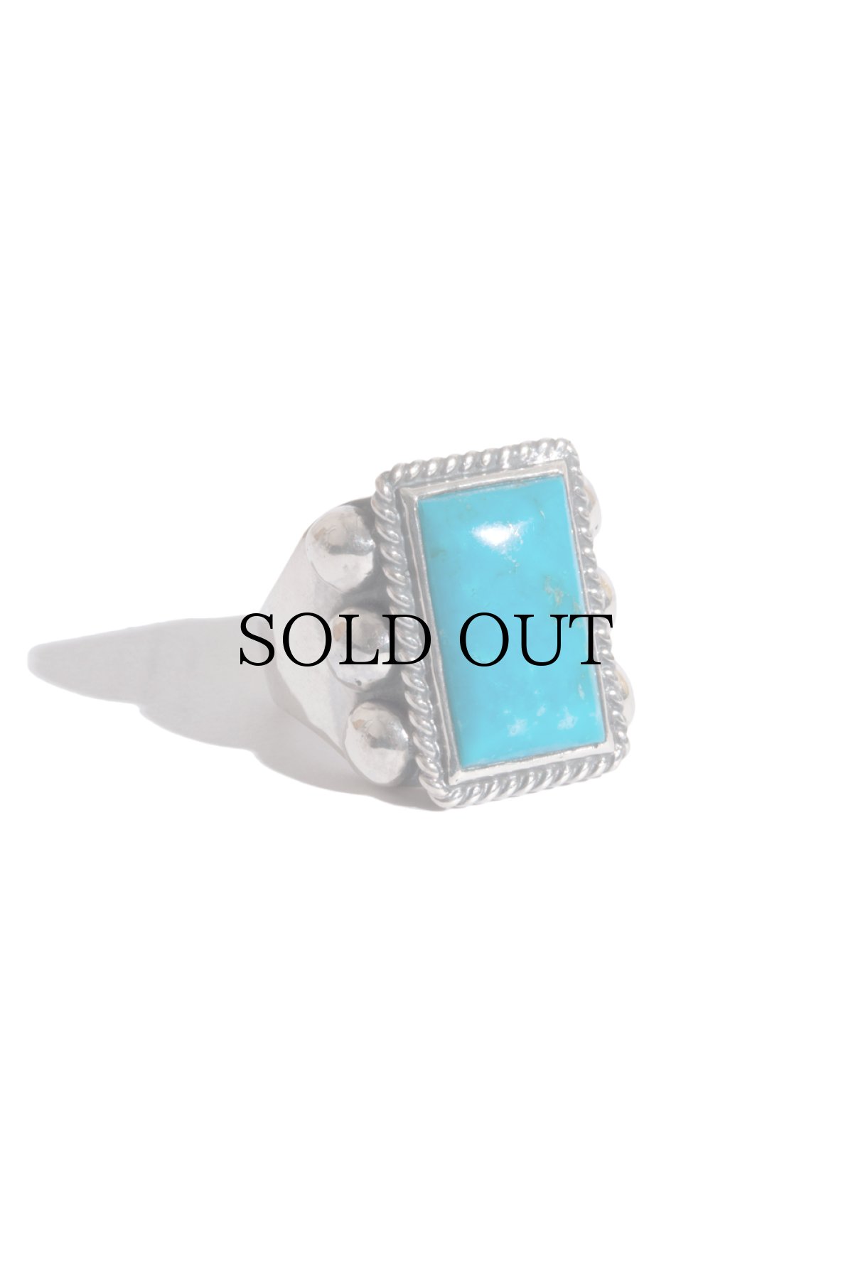 画像1: LARRY SMITH / 6POINT RING TURQUOISE (1)