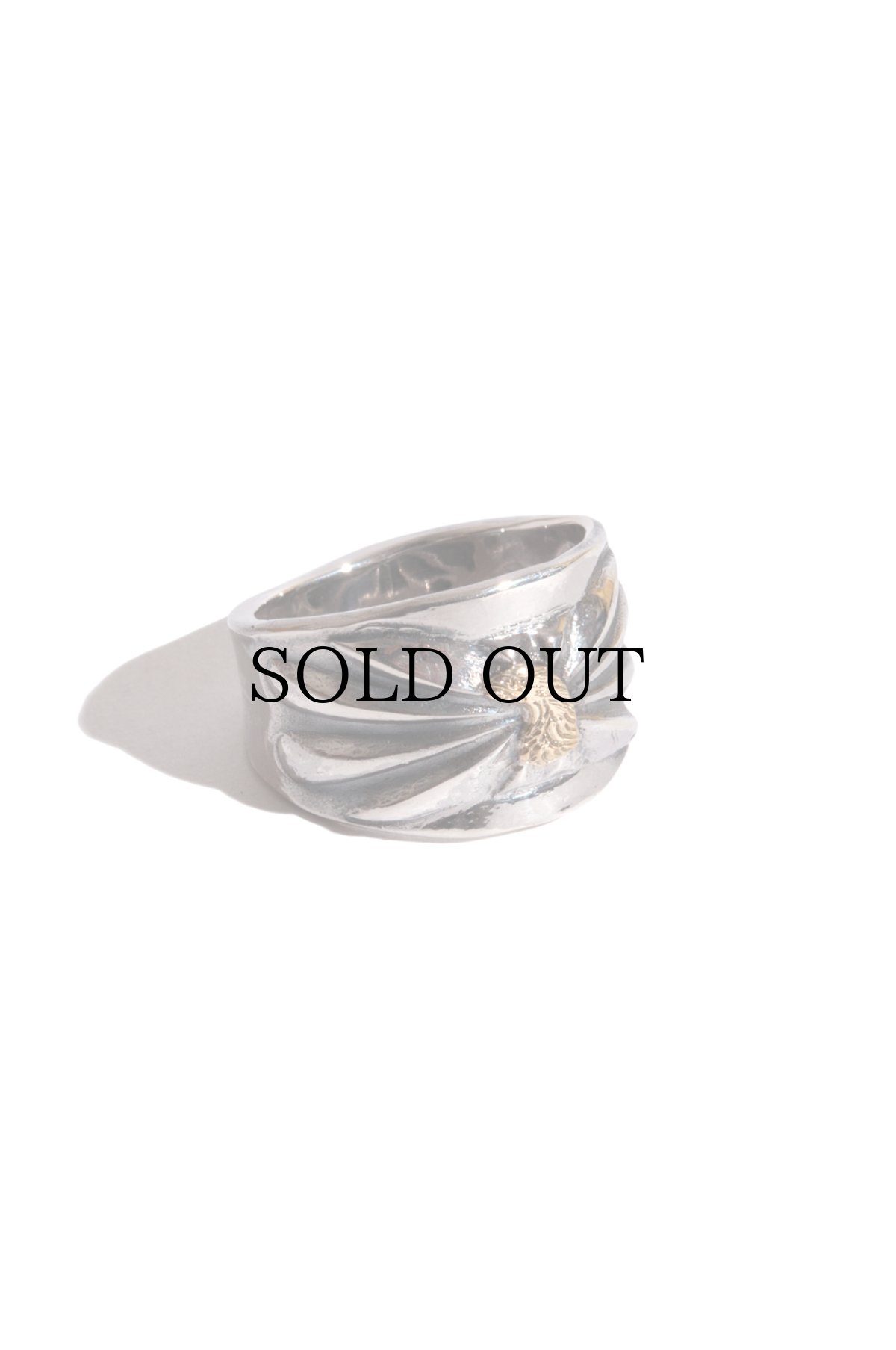 画像4: LARRY SMITH / 18K EAGLE FACE BUTTERFLY SHELL RING (4)