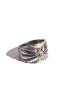 画像4: LARRY SMITH / 18K EAGLE FACE BUTTERFLY SHELL RING (4)