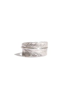 画像2: 【LARRY SMITH】 SMALL FEATHER RING (2)