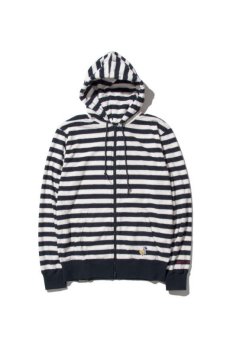 画像1: Back Channel / PILE BORDER FULL ZIP PARKA (1)