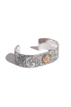 画像1: LARRY SMITH / 18K ROSE KARAKUSA BANGLE (1)