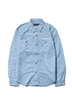 画像2: 【Back Channel】 PAISLEY CHAMBRAY SHIRT (2)