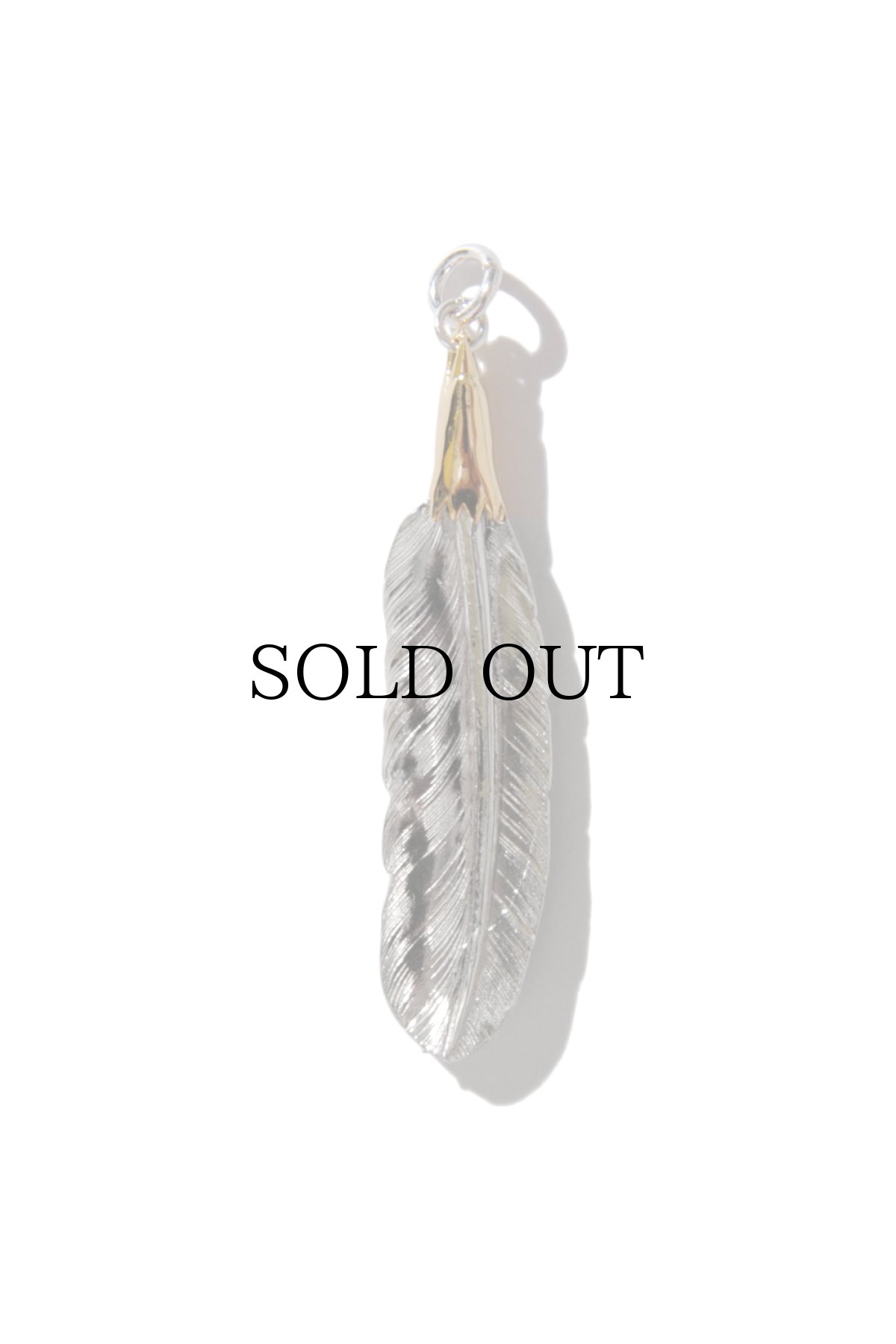 画像2: 【LARRY SMITH】 18K EAGLEHEAD SMALL FEATHER (2)
