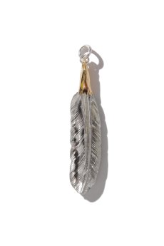 画像2: 【LARRY SMITH】 18K EAGLEHEAD SMALL FEATHER (2)