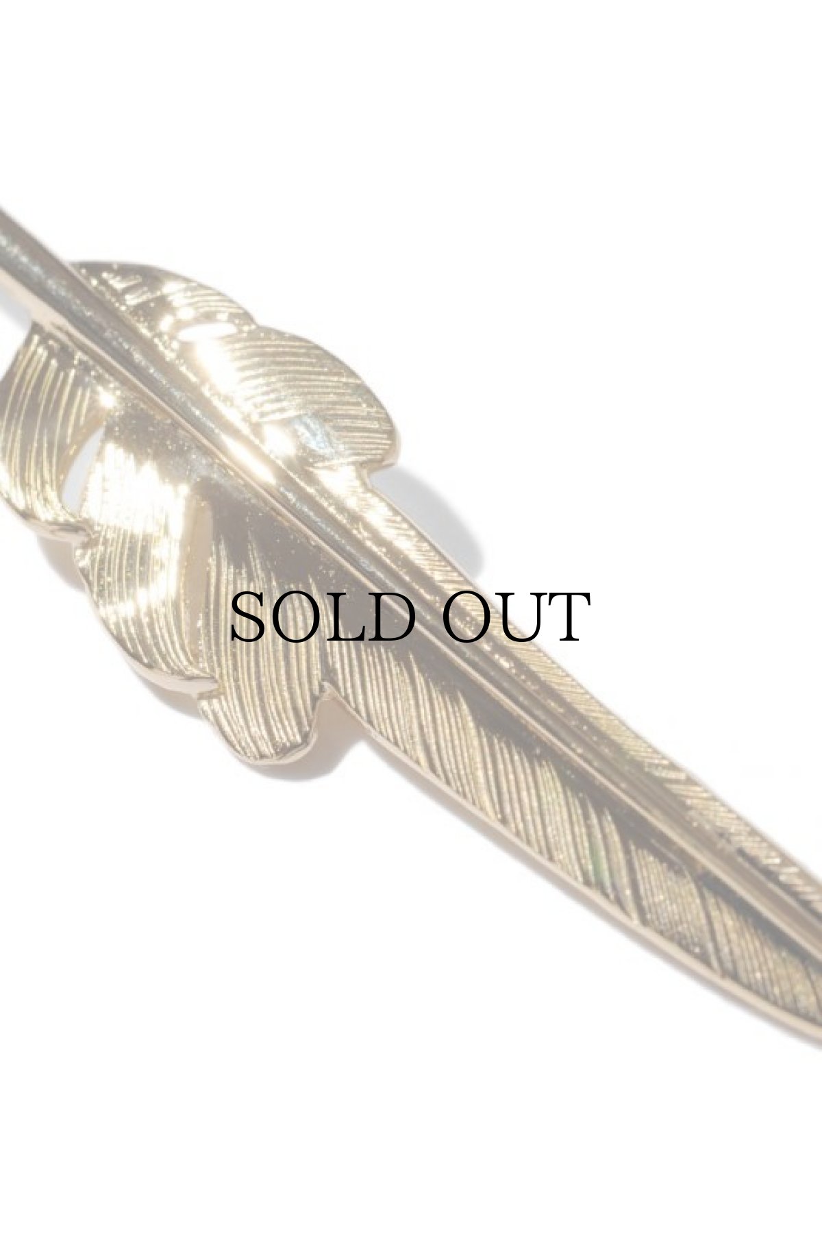 画像5: LARRY SMITH(ラリースミス) / 18K GOLD KAZEKIRI FEATHER PENDANT No. 29 -M- (5)