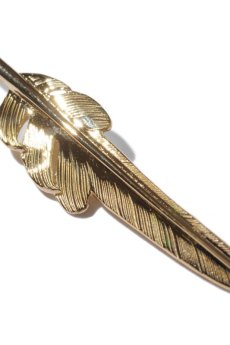 画像5: LARRY SMITH(ラリースミス) / 18K GOLD KAZEKIRI FEATHER PENDANT No. 29 -M- (5)