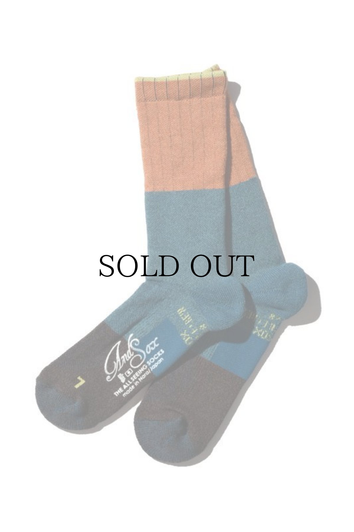 画像9: 【ANDSOX】SUPPORT PILE CREW (9)