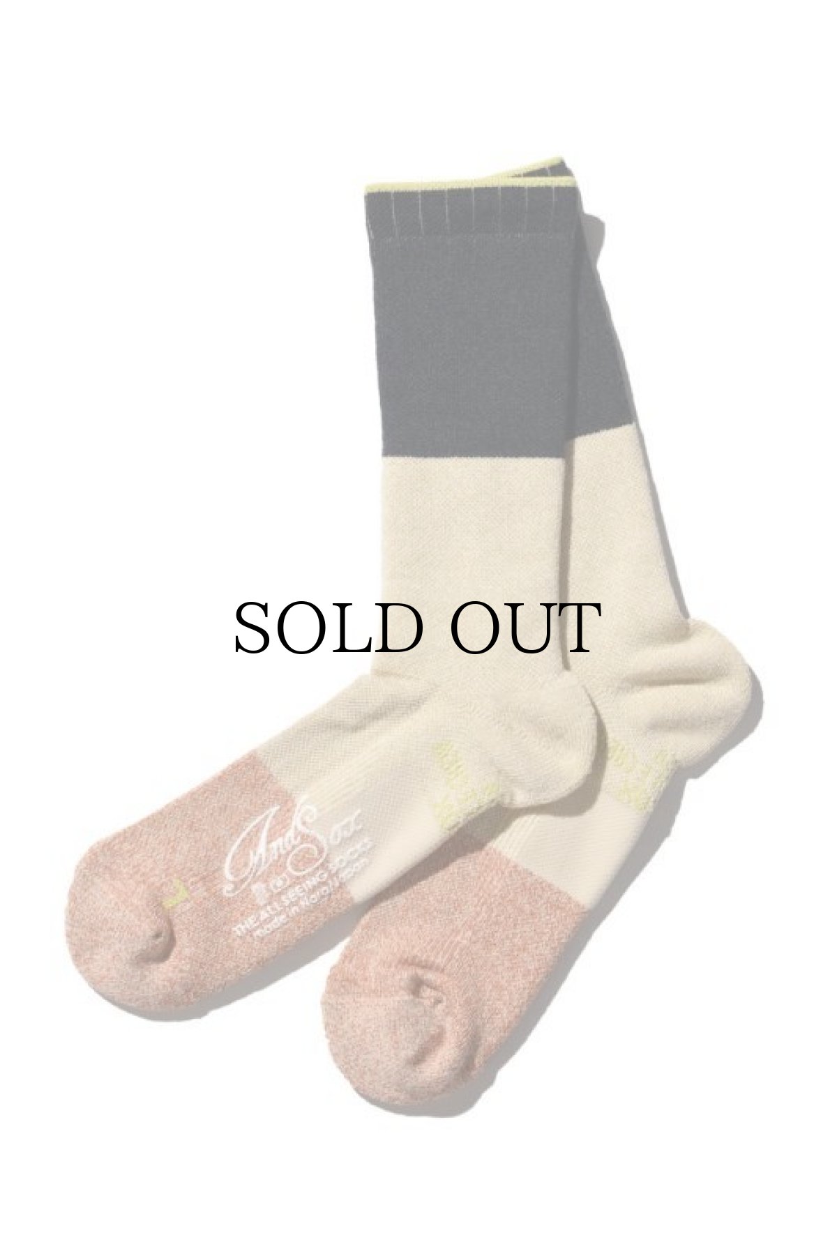 画像10: 【ANDSOX】SUPPORT PILE CREW (10)