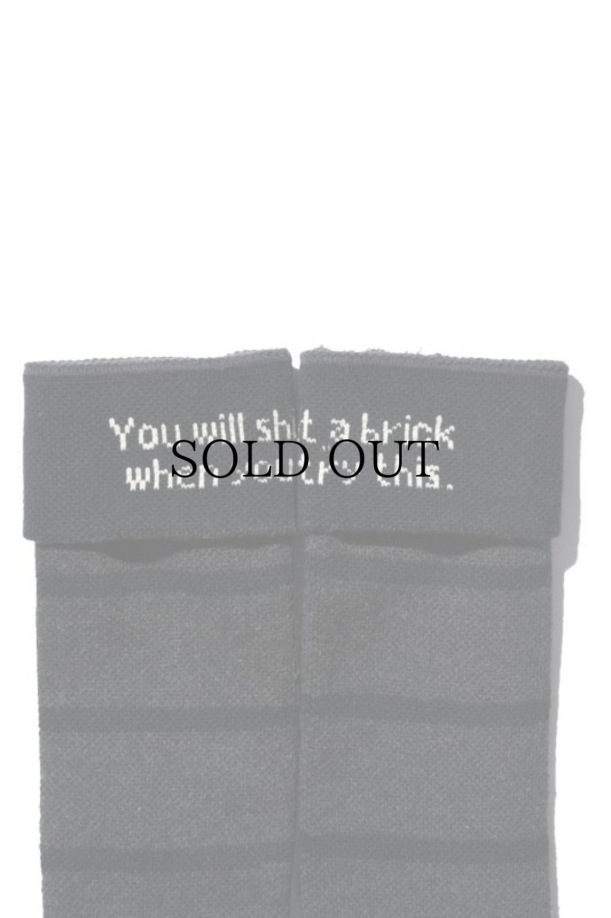 画像3: 【ANDSOX】PILE LONG -CHARCOAL STRIPE- (3)