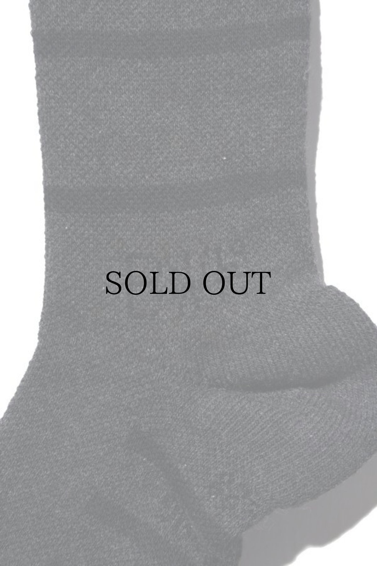 画像4: 【ANDSOX】PILE LONG -CHARCOAL STRIPE- (4)