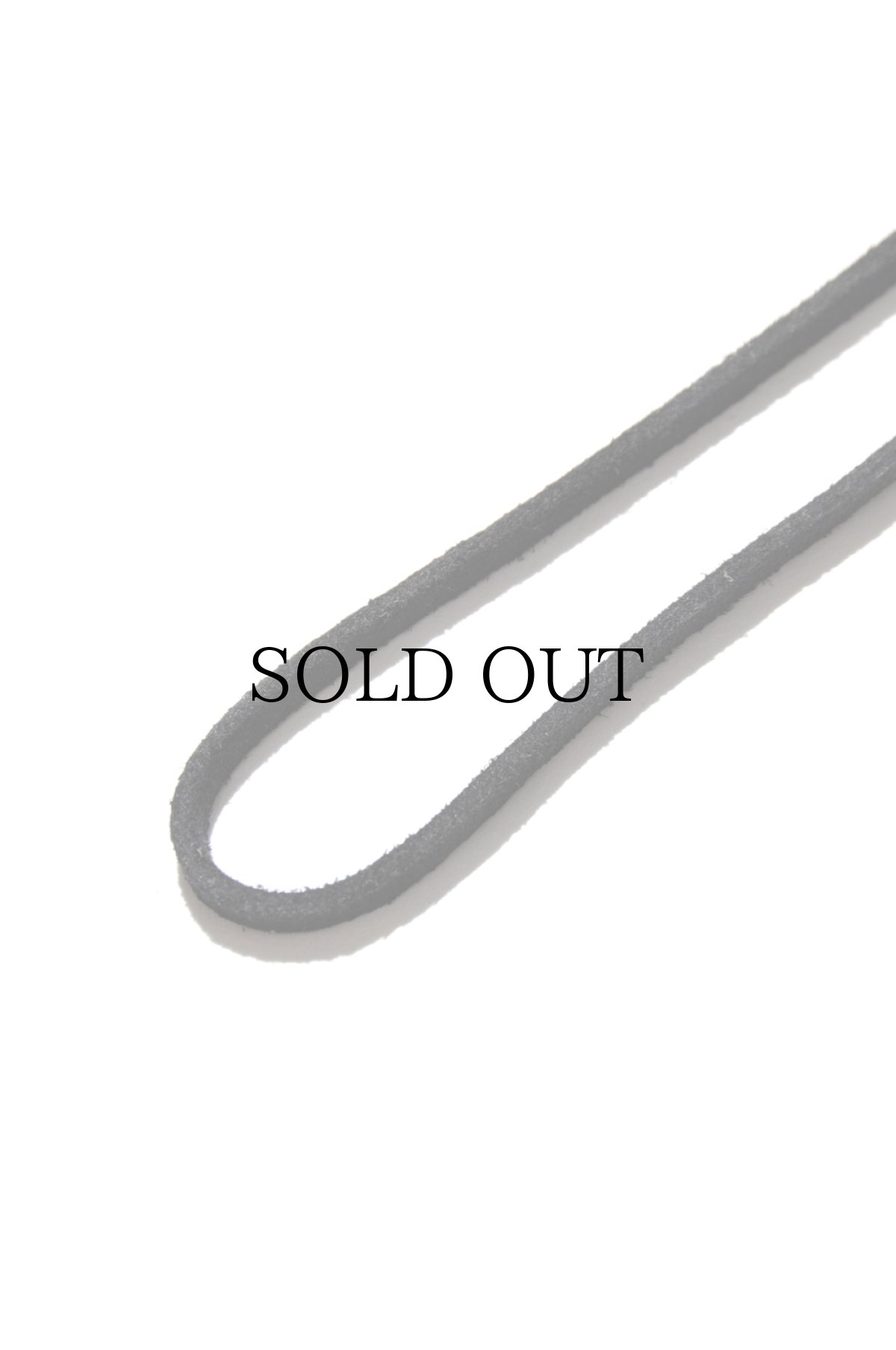 画像3: LARRY SMITH(ラリースミス) / KUDU LEATHER LACE -BLACK- (3)