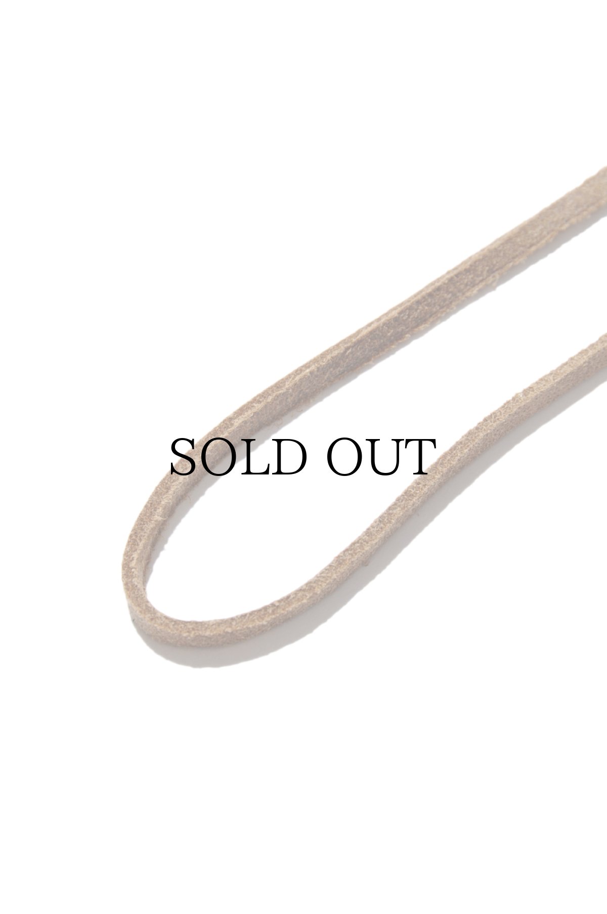 画像3: LARRY SMITH(ラリースミス) / KUDU LEATHER LACE -Light BROWN- (3)