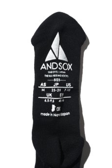 画像11: 【ANDSOX】SUPPORT PILE ANKLE (11)