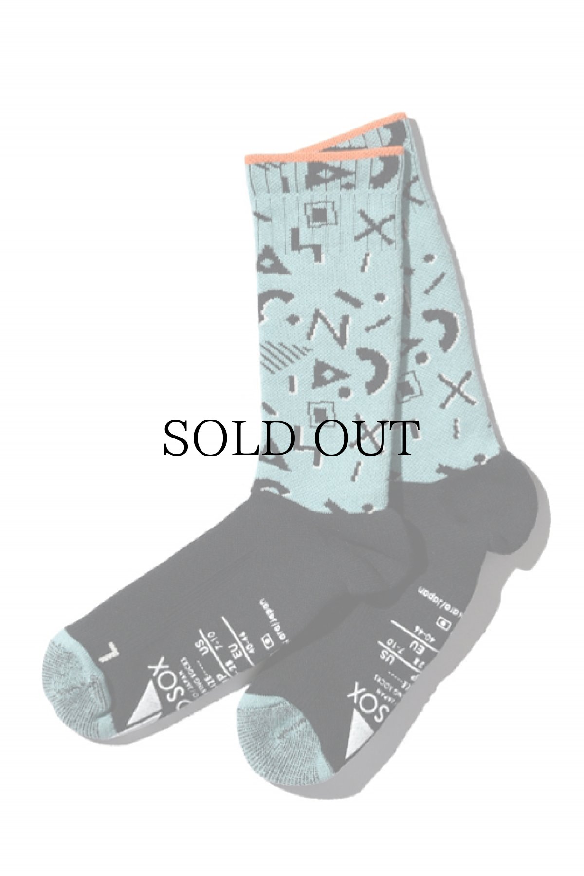 画像4: 【ANDSOX】SUPPORT PILE CREW PATTERN (4)