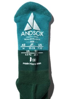 画像9: 【ANDSOX】SUPPORT PILE CREW (9)