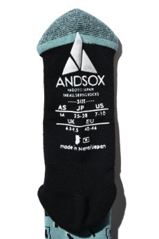 画像8: 【ANDSOX】SUPPORT PILE CREW PATTERN (8)