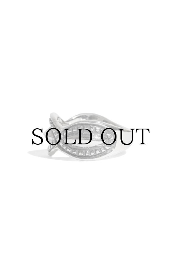LARRY SMITH ラリースミス リング RG-0087 REPOUSSE LEAFCUT RING 正規