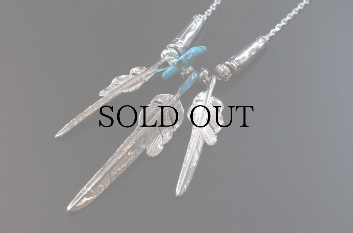 画像5: LARRY SMITH(ラリースミス) / KAZEKIRI FEATHER PENDANT No. 29 -M- (5)