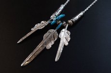 画像5: LARRY SMITH(ラリースミス) / KAZEKIRI FEATHER PENDANT No. 29 -M- (5)