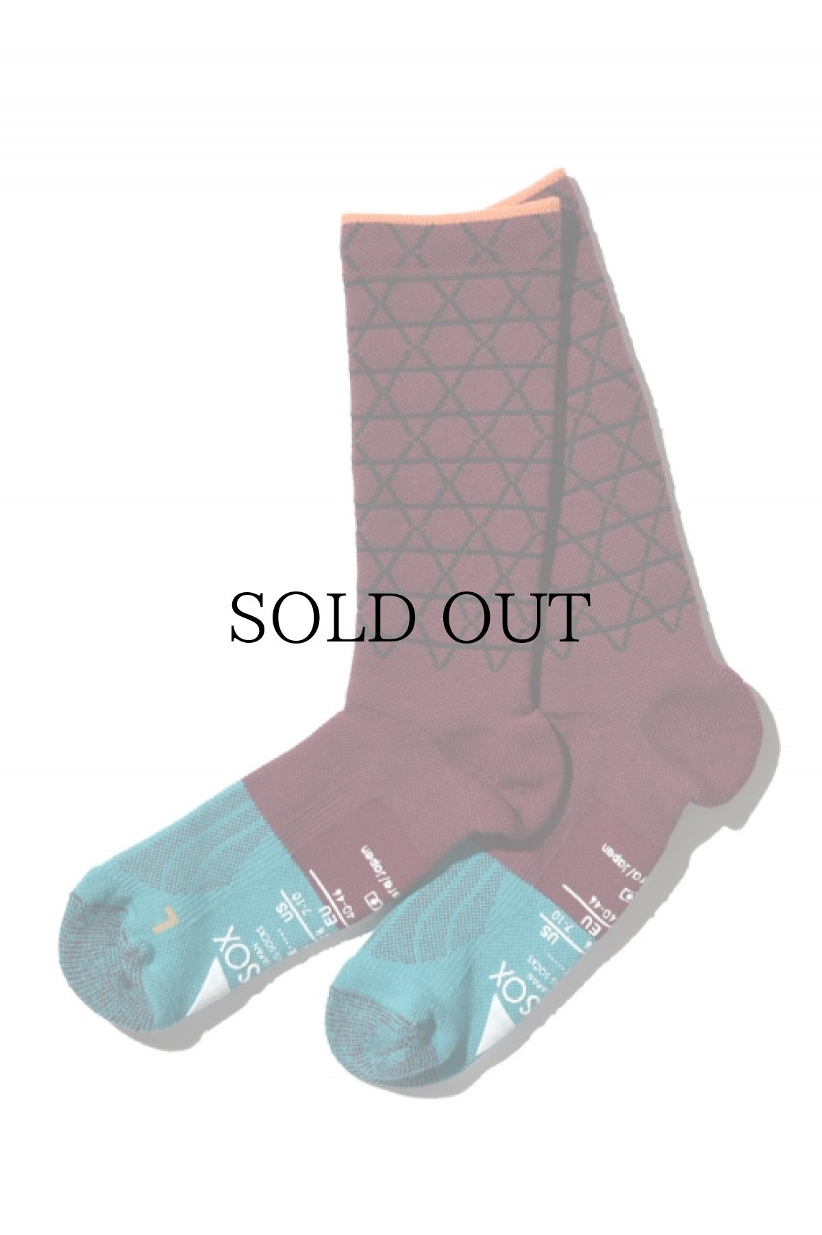 画像2: 【ANDSOX】SUPPORT PILE CREW PATTERN (2)