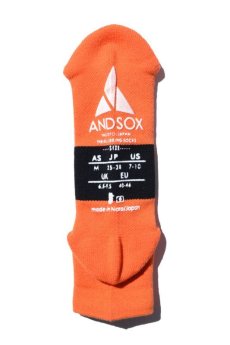 画像8: 【ANDSOX】SUPPORT PILE SHORT ANKLE (8)