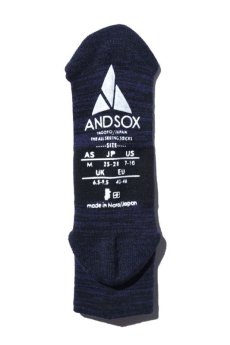 画像9: 【ANDSOX】SUPPORT PILE SHORT ANKLE (9)