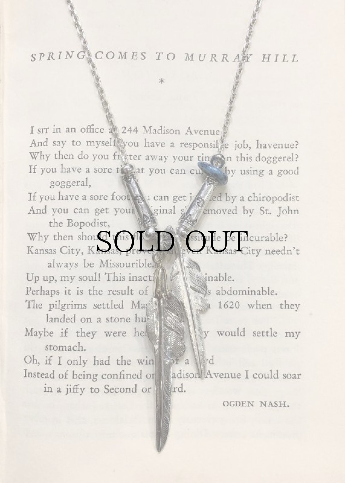 画像7: LARRY SMITH(ラリースミス) / EAGLE HEAD KAZEKIRI FEATHER PENDANT No. 47 -L- (7)