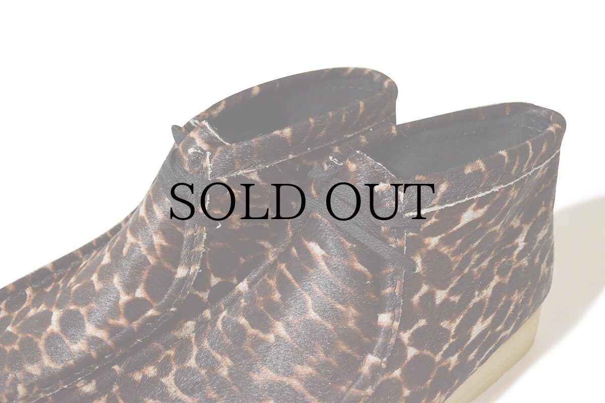 画像4: CLARKS ORIGINALS / WALLABEE BOOT BLACK ANIMAL PRINT (4)