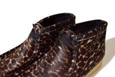 画像4: CLARKS ORIGINALS / WALLABEE BOOT BLACK ANIMAL PRINT (4)