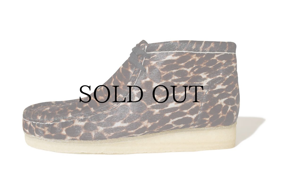 画像2: CLARKS ORIGINALS / WALLABEE BOOT BLACK ANIMAL PRINT (2)