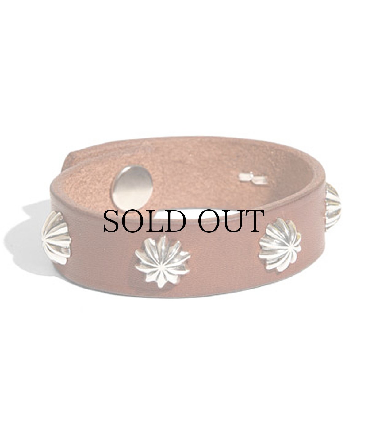 画像2: LARRY SMITH / 5 SHELL CONCHOS LEATHER BRACELET (2)