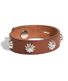 画像2: LARRY SMITH / 5 SHELL CONCHOS LEATHER BRACELET (2)