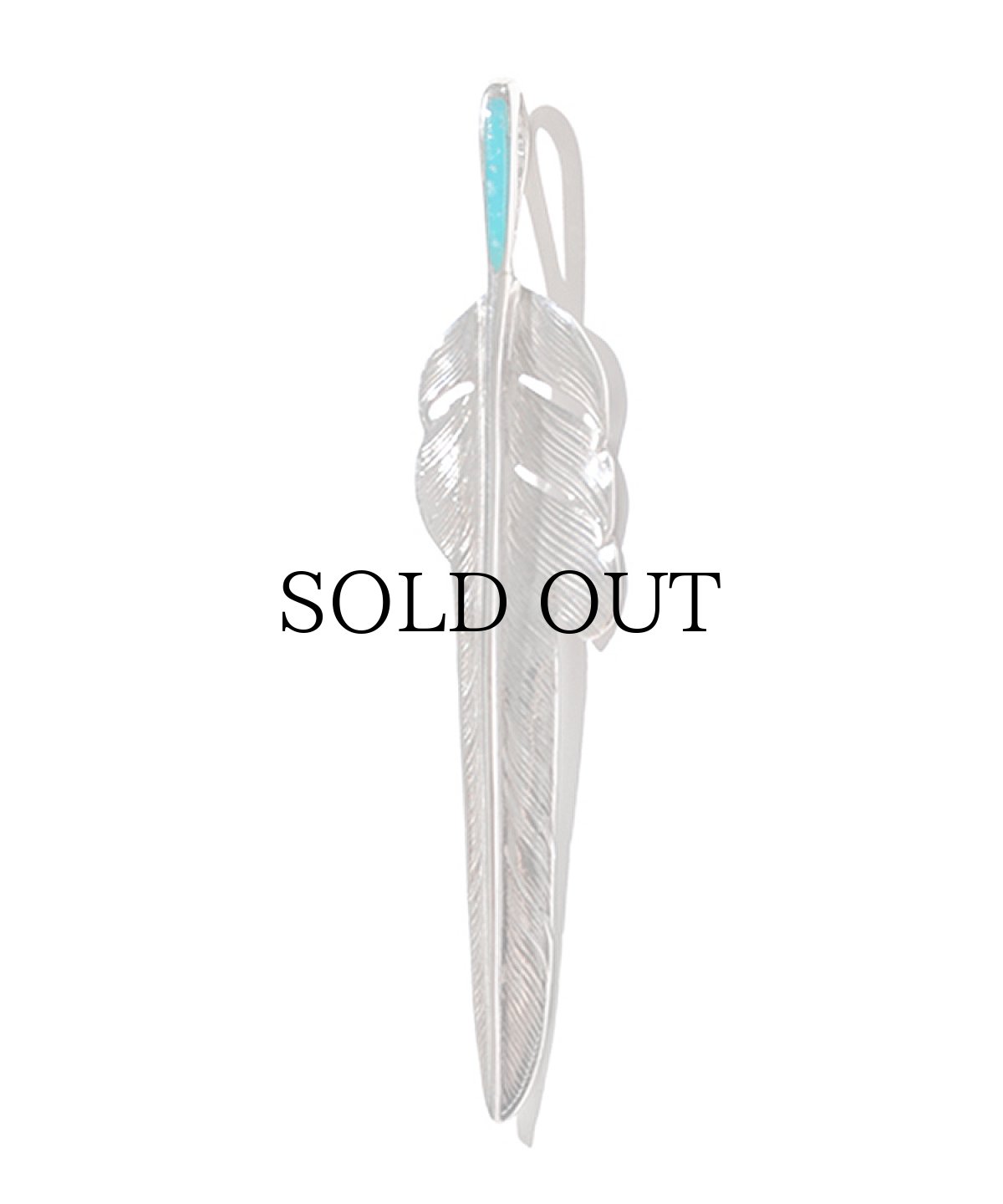 画像2: LARRY SMITH / KAZEKIRI FEATHER TOP (TURQUOISE) (2)