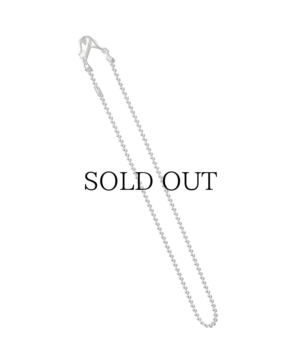 画像1: LARRY SMITH / BALL CHAIN NECKLACE (50cm) (1)