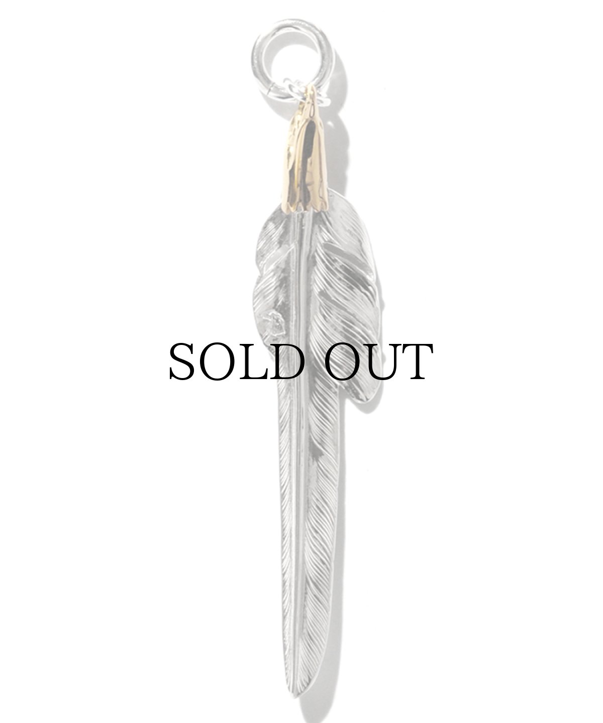 画像3: LARRY SMITH(ラリースミス) / EAGLE HEAD KAZEKIRI FEATHER PENDANT No. 47 -L- (3)