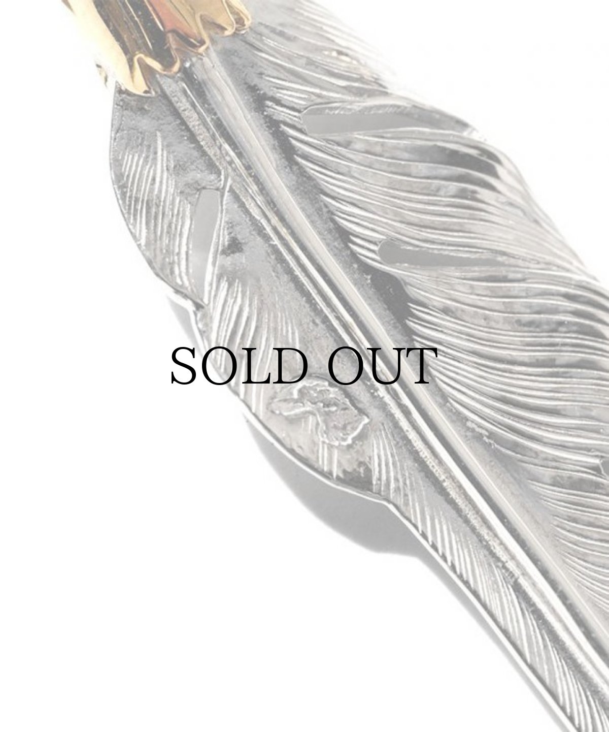 画像5: LARRY SMITH(ラリースミス) / EAGLE HEAD KAZEKIRI FEATHER PENDANT No. 47 -L- (5)