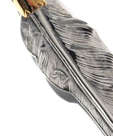 画像5: LARRY SMITH(ラリースミス) / EAGLE HEAD KAZEKIRI FEATHER PENDANT No. 47 -L- (5)