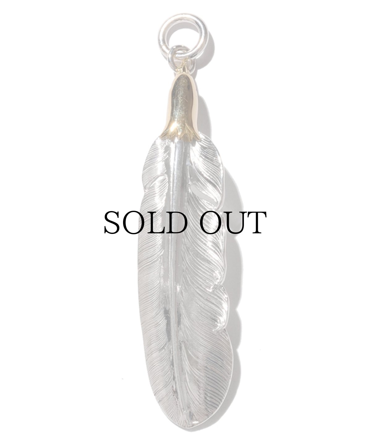 画像2: LARRY SMITH(ラリースミス) / EAGLE HEAD FEATHER PENDANT No.41 (2)