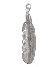 画像1: LARRY SMITH(ラリースミス) / EAGLE HEAD FEATHER PENDANT No. 40 (1)