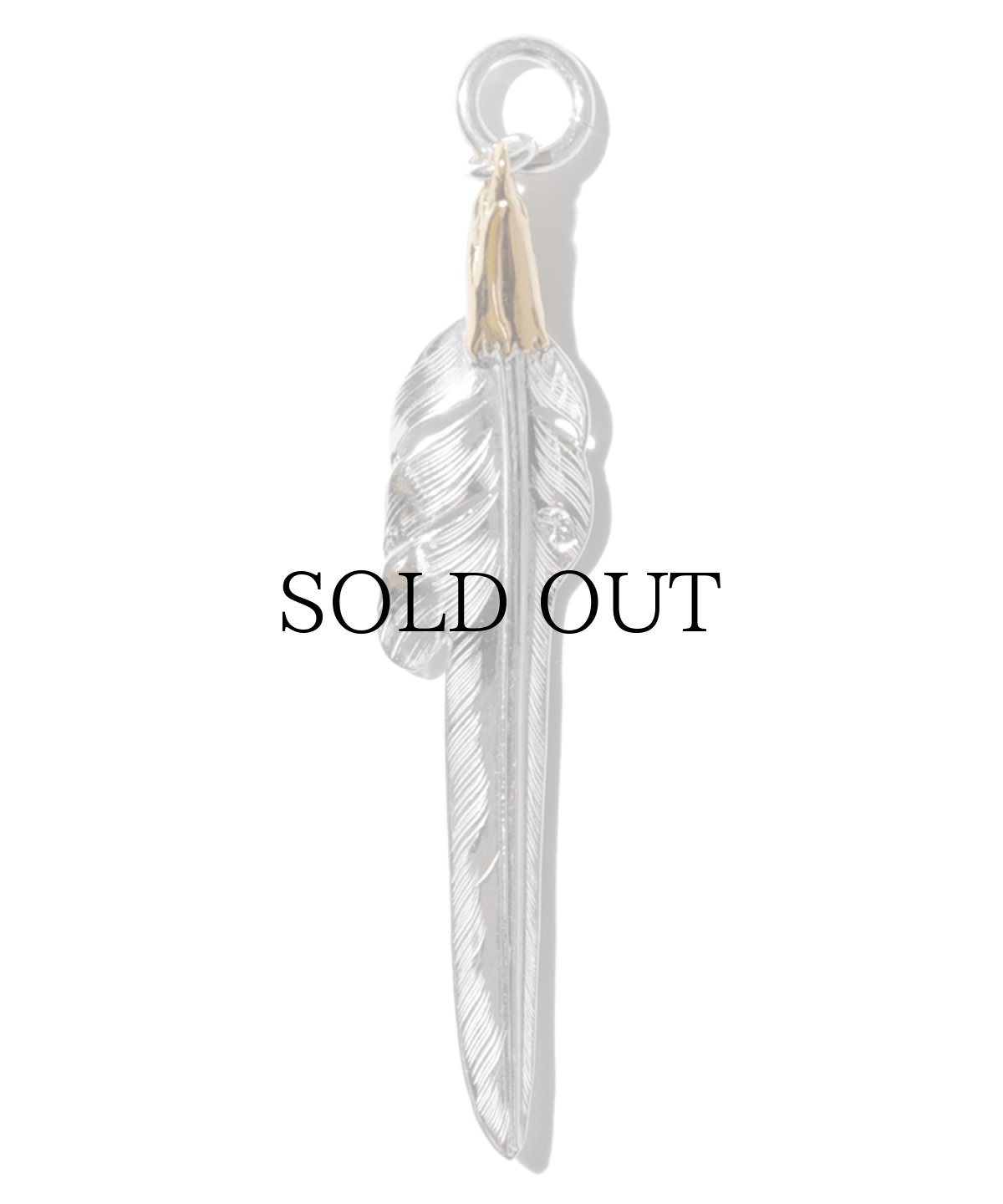 画像4: LARRY SMITH(ラリースミス) / EAGLE HEAD KAZEKIRI FEATHER PENDANT No. 47 -L- (4)