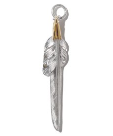 画像4: LARRY SMITH(ラリースミス) / EAGLE HEAD KAZEKIRI FEATHER PENDANT No. 47 -L- (4)