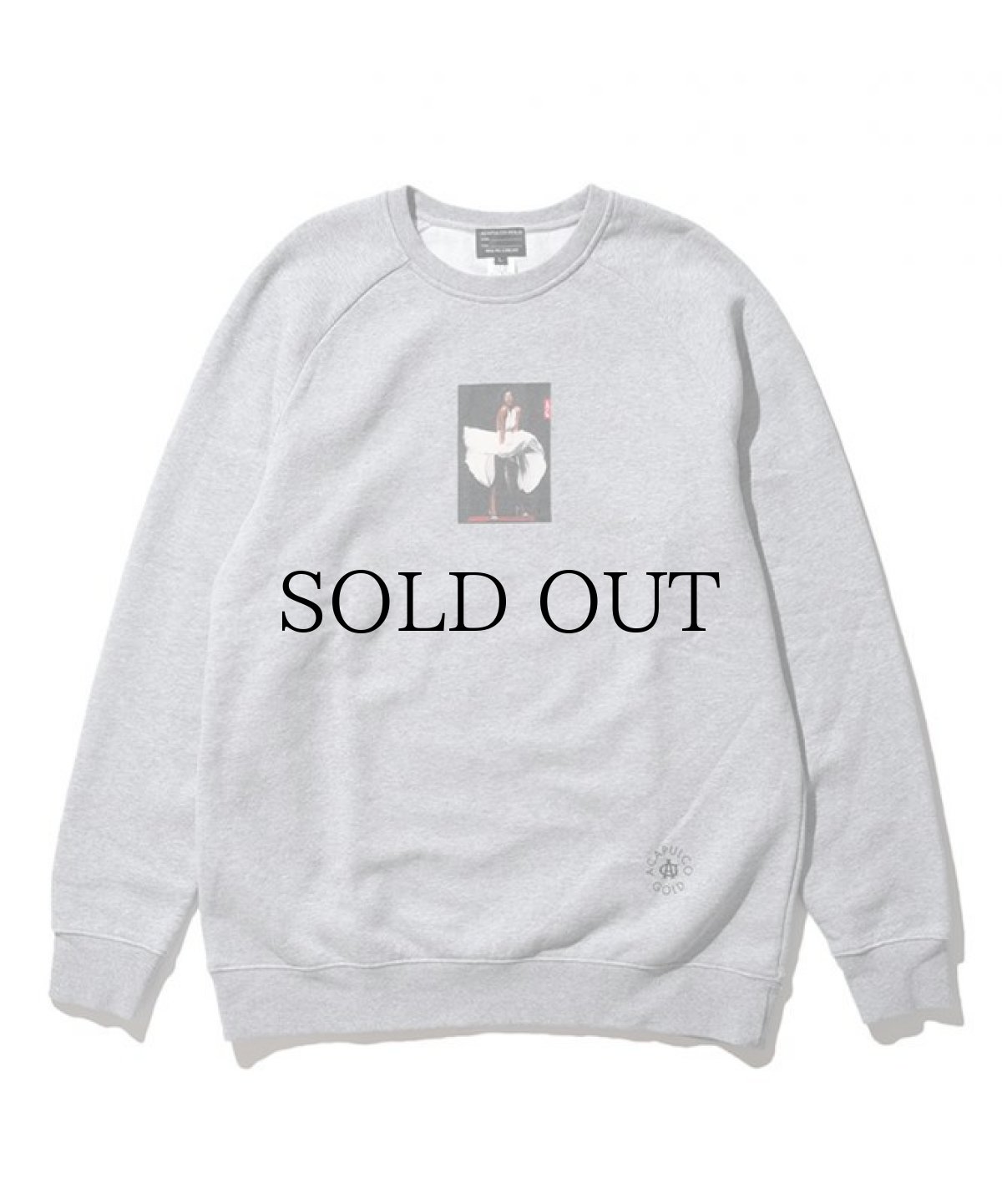 画像2: 【50%OFF】 ACAPULCO GOLD / TRANS-LUX RAGLAN SLEEVE CREW SWEAT (2)