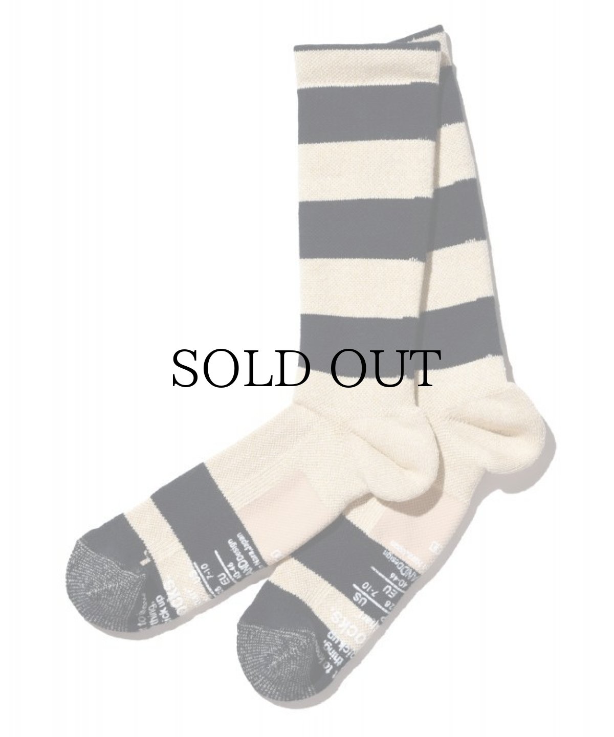 画像6: ANDSOX / SUPPORT PILE CREW STRIPE (6)