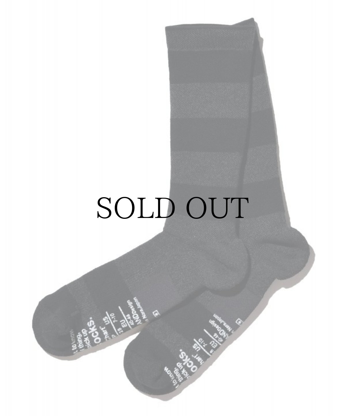 画像4: ANDSOX / SUPPORT PILE CREW STRIPE (4)